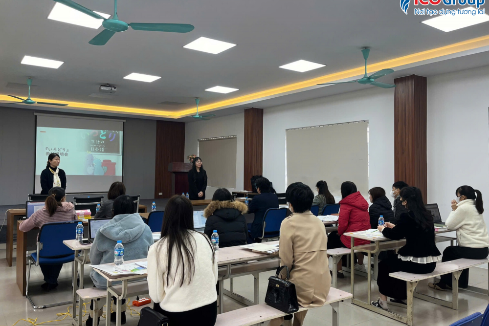 ICOGroup phối hợp Quỹ Giao lưu Quốc tế Nhật Bản tổ chức tập huấn giáo trình Irodori cho giáo viên