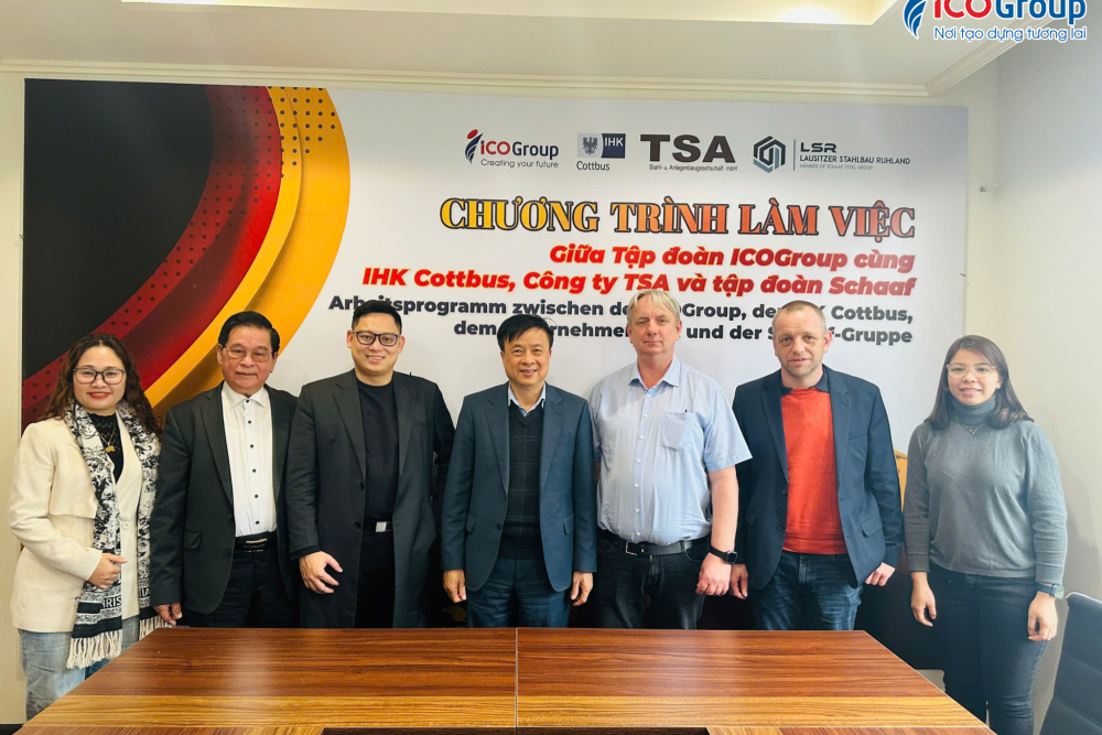 ICOGroup thúc đẩy hợp tác với đối tác Đức, mở rộng cơ hội cho học viên ngành công nghiệp