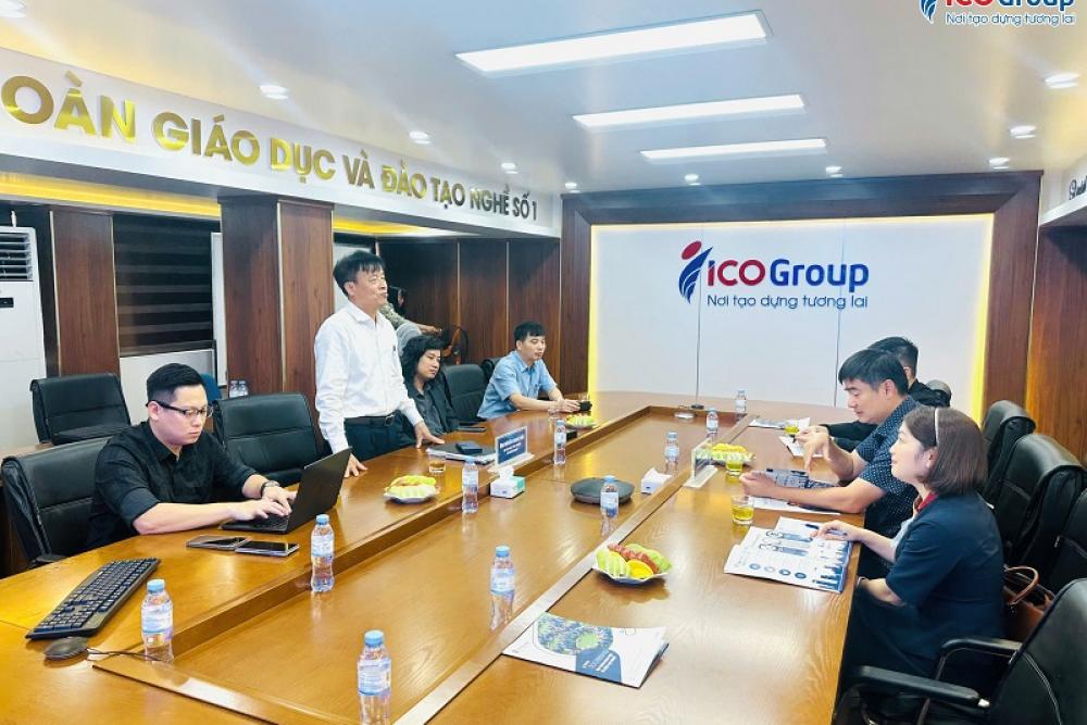 ICOGroup làm việc với Trường Cao đẳng Công nghệ Bắc Hà: Trao đổi định hướng hợp tác ngành Điện – Điện tử