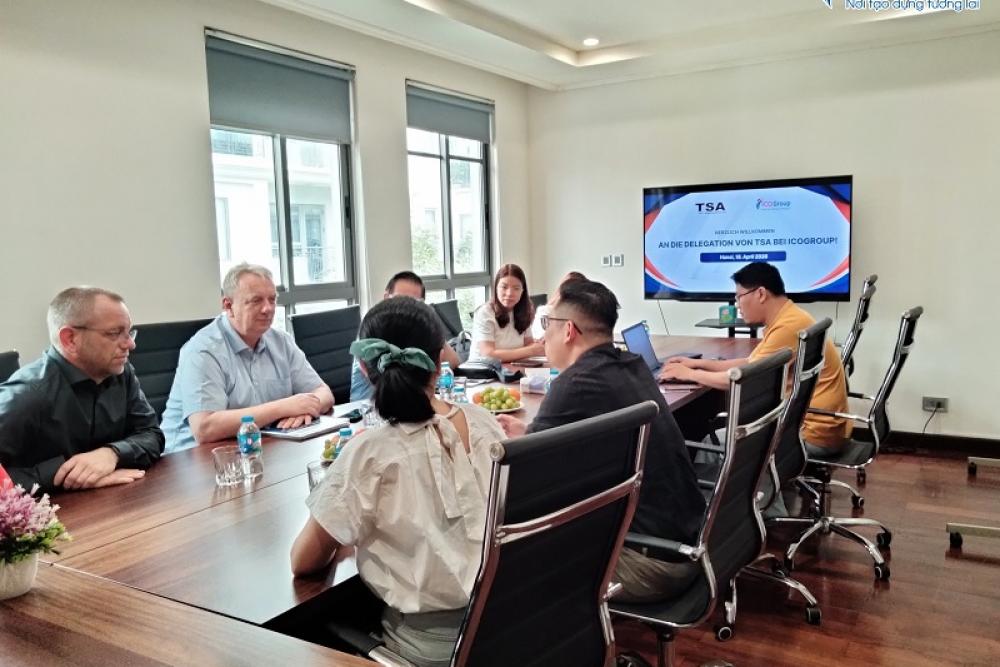ICOGroup và TSA mở ra giai đoạn hợp tác mới trong đào tạo nhân lực cho thị trường Đức